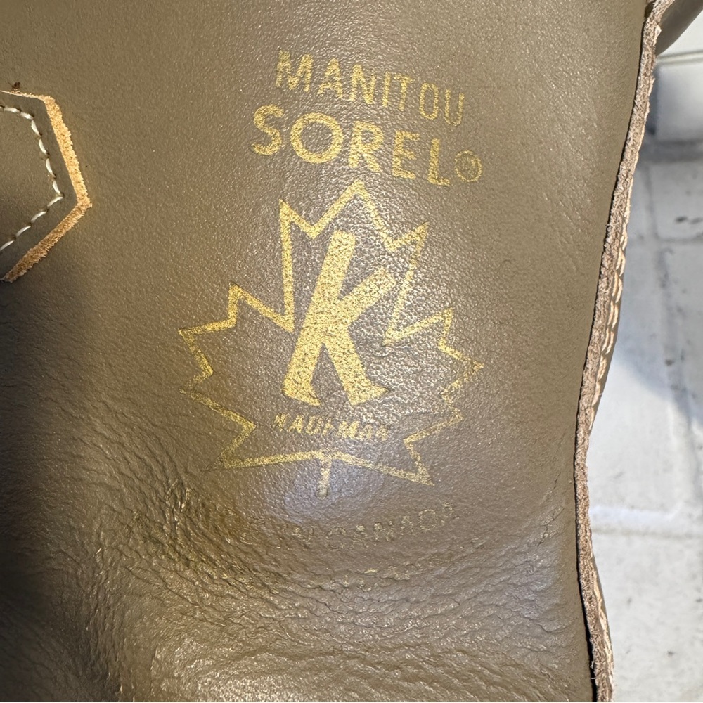 Vtg Sz 7 Womans Sorel Kaufman Manitou Snow Boots Insulated Waterproof Boots - Picture 7 of 14